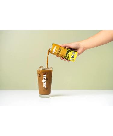 Lavazza Organic Cappuccino Cold Brew Coffee - 8 fl oz (Pack of 12) - Premium Italian Blend for Convenient Enjoyment - Buy Online on GoSupps.com