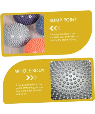 Durian Ball Portable Foot Massager - Office & Home Relaxation Tool for Muscle Relief | 16x16x8cm Gray - Buy Online on GoSupps.com