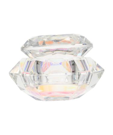 Ipetboom Nail Art Crystal Cup Mixing Glass Liquid Powder Storage Dappen Glass Dappen Dish Cup Mini Bowl Cups Pen Cup Nail Liquid Cup Clear White Crystal Gel Manicure