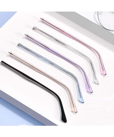 Shop Dookaa Transparent Ros Gold Glasses Brackets | Single Tooth Plastic Repair Parts - 1 Pair - International Shipping Available - Buy Online on GoSupps.com