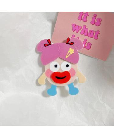 amangul Dopamine Look Hair Clip for Hot Girls Cute Ugly Doll Shape Hair Barrettes Ponytail Bangs Hair Clip for Teens Girls(Blue Hair) - Buy Online on GoSupps.com