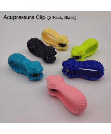 Dhinkyoung Acupressure Clips - Migraine Relief & Portable Massage Clips for Headaches - 2 Pieces with Serpentine Pattern - Buy Online on GoSupps.com