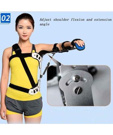 Adjustable Adult Shoulder Joint Fixed Support Left Right Shoulder Abduction Dislocation Fixed Protective Gear Shoulder Abduction Orthosis (Left) - Buy Online on GoSupps.com