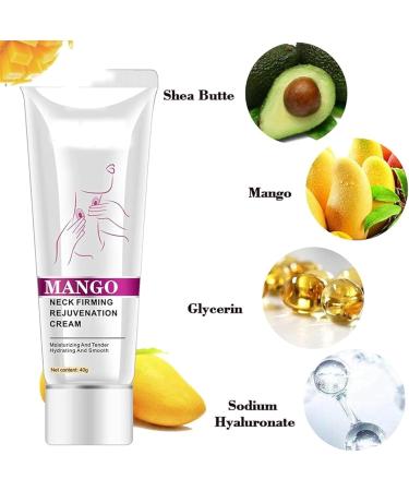 EXQST Mango Neck Firming Cream Mango Neck Firming Regenerating Cream Anti-aging firms sagging skin and reduces wrinkles - Buy Online on GoSupps.com