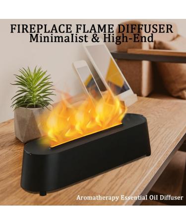 Dasiautoem Flames Aroma Diffuser | 7 Colors LED Essential Oil Humidifier for Kids Yoga & Office - Aromatherapy with Flame Effect - Buy Online on GoSupps.com