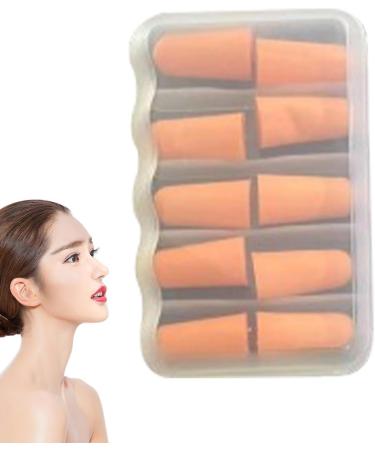 Reusable Super Soft Foam Earplugs - Premium Noise Reduction for Sleep Travel & Work - Washable Hearing Protection - 2 Pack Orange - Buy Online on GoSupps.com