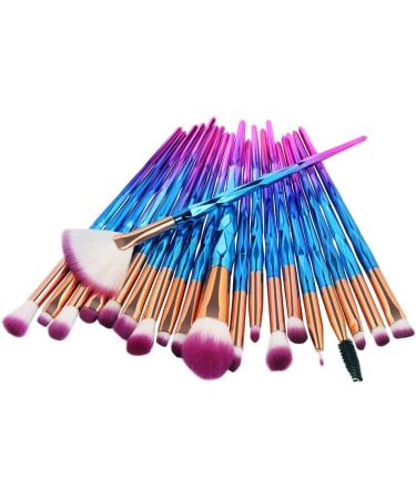 Makeup brushes 20 pieces of diamond makeup brush set Makeup brush set (Size : TransparentPurple) - Buy Online on GoSupps.com