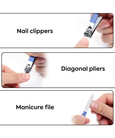 7-in-1 Luxury Manicure Set - Professional Pedicure & Grooming Kit for Men and Women | Stainless Steel Nail Care Tools with Portable Case - Buy Online on GoSupps.com