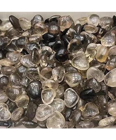 4pc 40mm Natural Crystal Stones Heart Smoky Quartz Carved Ornaments Ornaments Chakra Reiki Balancing - Buy Online on GoSupps.com