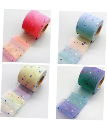 Hemoton 2pcs Lace Fabric Lace Trim Tulle Ribbon Sheer Ribbon Tutu Ribbon Gauze Ribbon Skirt Spool Purplex2pcs 6x6x6cmx2pcs - Buy Online on GoSupps.com