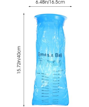 Healvian Vomit Bags - 25pcs Leak Resistant Emesis Bags for Nausea Relief | Portable Barf Bags for Car Travel & Pregnant Women - Buy Online on GoSupps.com