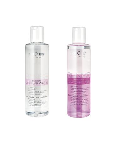 POSTQUAM PostQuam - Face make-up remover pack with micellar water and biphase make-up remover for eyes and lips