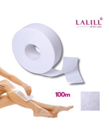 Lalill Fleece Roll for Waxing - 100m x 7cm White Wax Strips for Sugaring Epilation & Depilation | 1 Pack - Buy Online on GoSupps.com