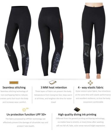 Leftwei  Diving Long Pants  3mm S/M Keep Warm Snorkeling Trousers  Surfing Long Pants  Split M129568 Outdoor Fun for Snorkeling Surfing Diving Women's gray  S - Buy Online on GoSupps.com