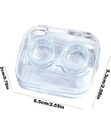 Quaeetyu Portable Contact Lens Container | Travel Set & Organizer Case | Transparent Storage with Tweezers | Ideal Gift for Women | Blue - Buy Online on GoSupps.com
