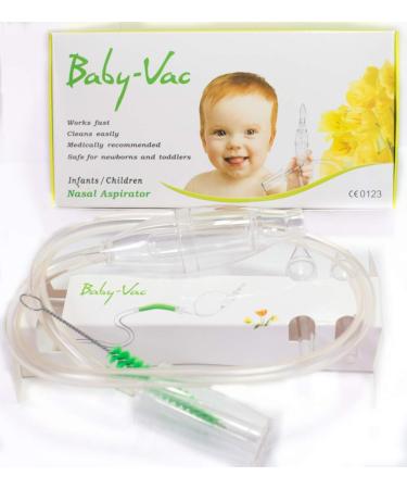 BABY-VAC Baby Nasal Aspirator Safe Hygienic Quick Best Results for Newborns and Toddlers
