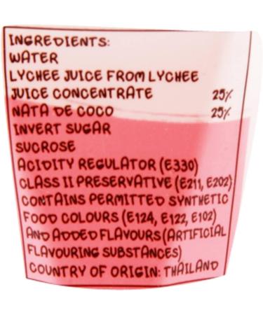  Italian Gourmet E.R. Mogu Mogu Lychee 320 ml Lychee and Nata de Coco Disposable PET Drinks Set of 3 - Buy Online on GoSupps.com