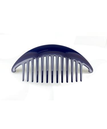 2pcs XL comb approx. 14 cm long and 7 cm wide in navy blue - Made in Germany - WeLoveBeads
