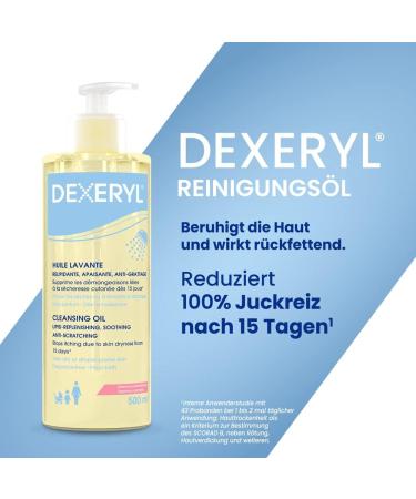 DEXERYL Cleansing Oil for Dry and Eczema Prone Skin - 500ml - Buy Online on GoSupps.com