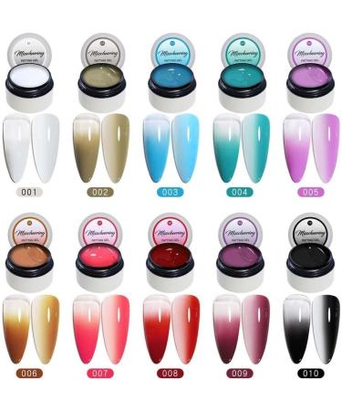 6Ml 1Pc Nail Gel Gradient Non Stick Hand Extension Gel Nail Polish DIY Nail Art UV Gel Varnish Nails - (Color: A02) - Buy Online on GoSupps.com