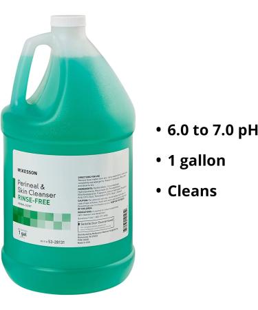 McKesson Perineal Skin Cleanser 1 gal - Rinse-Free Herbal Scent - 128 Fl Oz - Buy Online on GoSupps.com