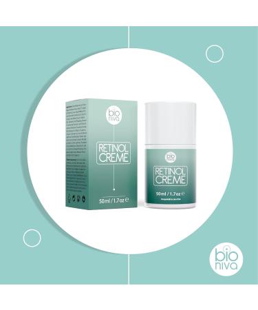 Award Winning Bioniva Retinol Moisturizer Cream - 2.5% Retinol Liposome Delivery System with Vitamin C Aloe & Vegan Hyaluronic Acid - Anti Aging & Anti Wrinkle Face Cream. 50ml - Buy Online on GoSupps.com