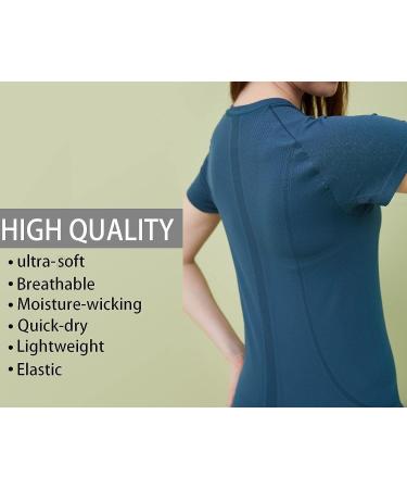 FREESUAL Short Sleeve T-Shirt for Teen Girls | Dry-Fit Athletic Performance | Medium Purple - Buy Online on GoSupps.com