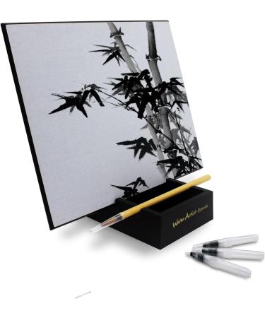 Water Artist Board Buddha Painting Set with 3 Water Brushes - Zen Meditation Magic Painting Board - Buy Online on GoSupps.com