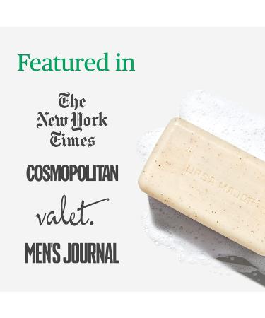 Ursa Major Morning Mojo Bar Soap | Exfoliating Soap with Peppermint, Eucalyptus & Rosemary | 5oz | For Men & Women - Buy Online on GoSupps.com