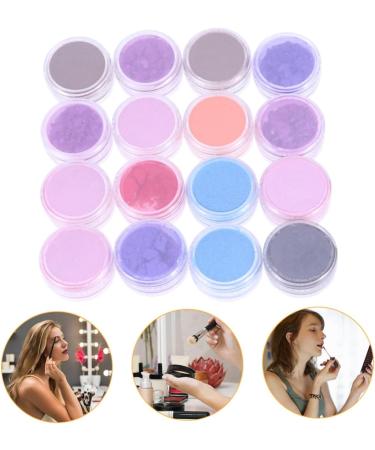 SEWACC 16pcs Eyeshadow Glitter Pigment Nail Polish Powder Nail Art Powder Eye Shadow Flash Nail Powder As Shown 16pcs - Buy Online on GoSupps.com