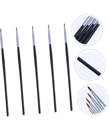 Baluue 5pcs Fine Eyeliner Brush Gel Eyeliner Brush Lip Makeup Brush Cosmetic Brushes Eye Makeup Black Fiber - Buy Online on GoSupps.com