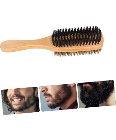 Beavorty Double-Sided Beard Brush & Cosmetics Kit | Men's Grooming Set | European Beech Comb Gift for Men | 23x5.8x4.5cm - Buy Online on GoSupps.com