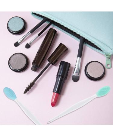 Lip Brush Tool maxin 10 Pcs Double-Sided Lip Brushes Exfoliating Silicone Lip Scrub Brush Nose Lip Cleanser Facial Cleaning Tool for Smoother and Fuller Lip Appearance for Men Women - Buy Online on GoSupps.com
