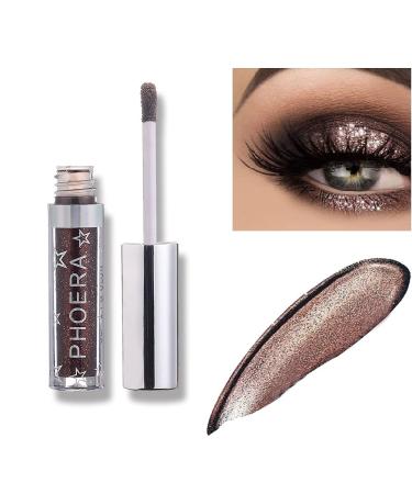 Glitter Eyeshadow Makeup For Eyes Liquid Shimmer Sparkle Glow Light Colors Pencil Stick Shiny Long Lasting Waterproof Shining Eye Shadow Sets Metallic Pigments Metals Gloss Sparkling Pen Kit (A107)