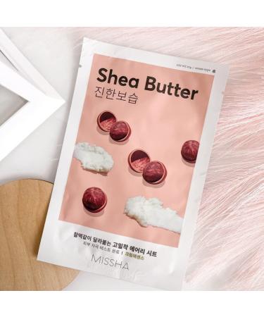 MISSHA Airy Fit Sheet Mask (Shea Butter) - Hydrating 19ml Face Mask for Glowing Skin | 1 Pack - Shop Now! - Buy Online on GoSupps.com