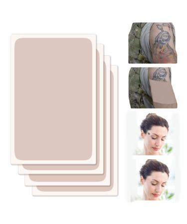 Tattoo Cover Up Makeup Waterproof, Tattoo Cover Up Tape, Scar Concealing Tape, Tattoo Concealing Patch, Flaw Concealing Tape For Tattoos, Birthmarks, Black Spots, Scars, Vitiligo. (Bright White)