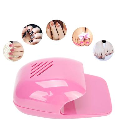 Buy Lightweight Pink Fan Nail Dryer | Easy to Store Home Nail Dryer for Fast Drying - International Shipping Available - Buy Online on GoSupps.com