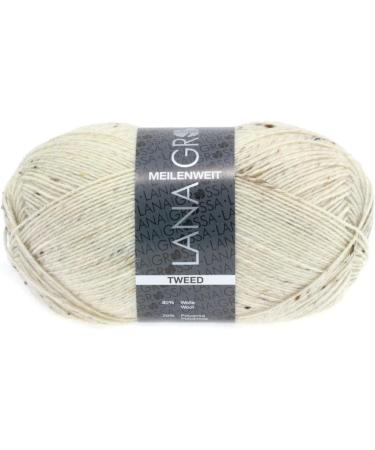 LANA GROSSA Meilenweit 100 | Classic Plain and Printed Socks | Machine Wash Resistant | Hand Knitting Yarn Made of 80% Virgin Wool and 20% Polyamide | 100 g Wool for Knitting - Buy Online on GoSupps.com
