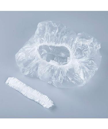 SmartUlife 200PCS Disposable Shower Caps - Waterproof Clear Shower Caps for Home, Travel, Women's Spa, Hotel, and Hair Salon - Buy Online on GoSupps.com
