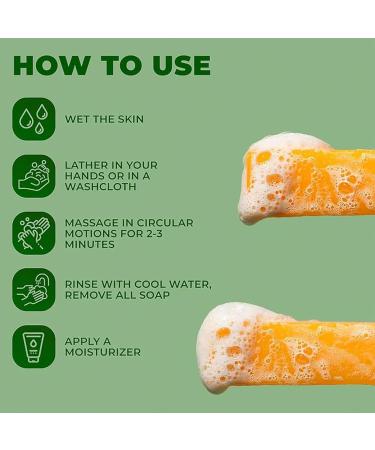 Natural Soap - Scented Moisturizing Shower Soap | Eliminates Odors 100g for Body Hygiene Face Hands Feet Armpits Bathroom - Buy Online on GoSupps.com