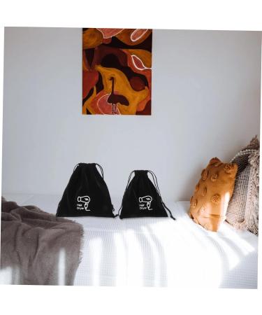 Beavorty 8 Pcs Storage Bag Hair Blower Storage Bag Travel Hairdryer Bag Hair Dryer Drawstring Bag Cloth Bags Drawstring Travel Hair Tools Cotton Drawstring Bags Multifunctional Bag Black - Buy Online on GoSupps.com