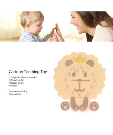 Silicone Animal Alarm Clock Baby Teether Toy for Infants - Type 3 - Buy Online on GoSupps.com