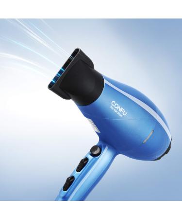 Buy CONFU 1875W MuteDry Lightweight Hair Dryer - Professional Fast Drying 2 Speed/3 Heat Settings Cool Shot - International Shipping Available - Buy Online on GoSupps.com