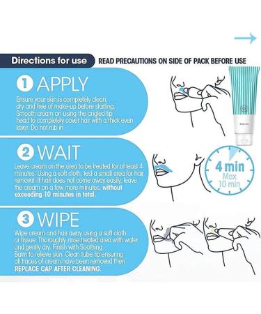 Peach Hair Removal Cream Upper Lip Hair Removal Cream for Women Refreshing and Gentle Facial Hair Removal for Facial Mustache Lip Hair Fine Hair (3pcs) - Buy Online on GoSupps.com