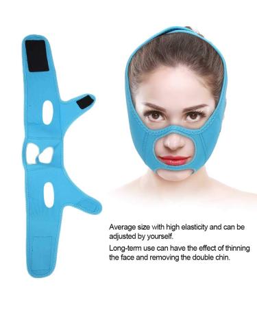 V Line Face Lifting Belt - Pain-Free Facial Mask for Firming and Slimming - Blue - Buy Online on GoSupps.com