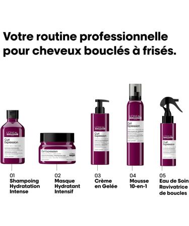 L'Or al Professionnel | Intense Hydration Cream Shampoo for Curly Wavy & Frizzy Hair Curl Expression Serie Expert - Buy Online on GoSupps.com