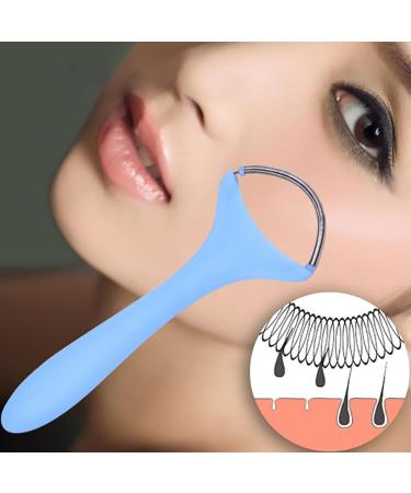 Facial Hair Removal for Women Effective Chin Feather Epilator Multifunctional Portable Facial Hair Remover for Lips Neck Eyebrows Nose and Back Blue - Buy Online on GoSupps.com