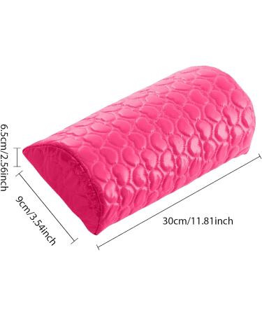 Nail Arm Rest Nail Hand Rest Nail Cushion Hand Rest Washable PU Leather Manicure Hand Rest Cushion for Nails Art Salon and Home DIY Nail Decor Rose Red - Buy Online on GoSupps.com
