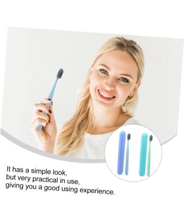Buy FRCOLOR Bamboo Charcoal Toothbrush Set - 2 Soft Manual Toothbrushes for Sensitive Teeth - Portable Care with Toothbrush Box - International Shipping Available - Buy Online on GoSupps.com