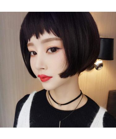 Shop BGHJUE Shirk-Style Bangs Wig | Natural Fluffy Short Bobo Hair for Women - International Shipping Available - Buy Online on GoSupps.com